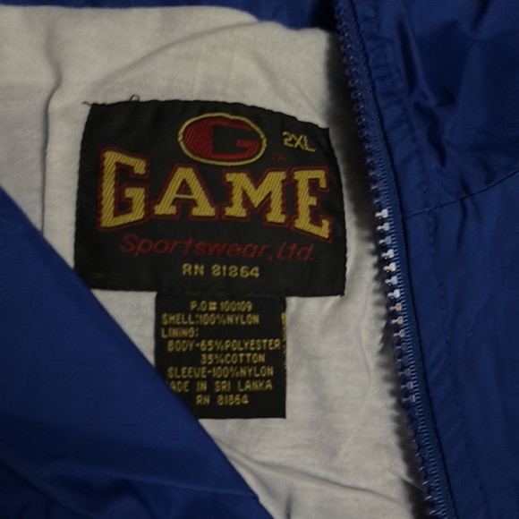 Game Sportswear NWOT 90’s Bayside Jogger Tracksuit Set Royal/White Size 2XL - Picture 8 of 9